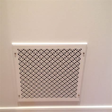 Handcrafted from steel and cast iron with a powder coated finish. Vent covers | Decorative vent cover, Baseboard heater covers