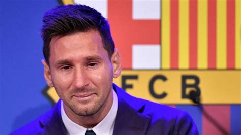 Emotional Lionel Messi Says He Wasnt Prepared To Leave Barcelona