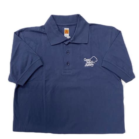 Staff Only Navy Short Sleeve Polo Great Valley Academy