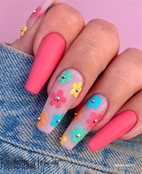 Best Bright Summer Nails Stylish Selective Nails And Beauty Spa