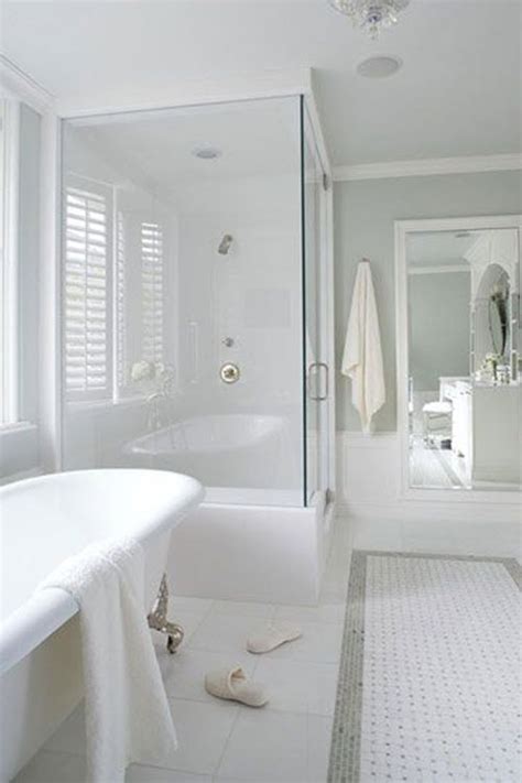 There's a whole world of bathroom tile ideas, so how do you know what to pick? 24 large white bathroom tiles ideas and pictures