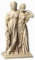 Buy Sculpture "Luise and Friederike" (original size), artificial marble ...