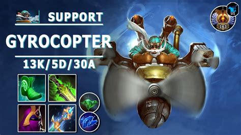 Gyrocopter Support 730e Great Pos 4 Gyro Roaming Play Dota 2