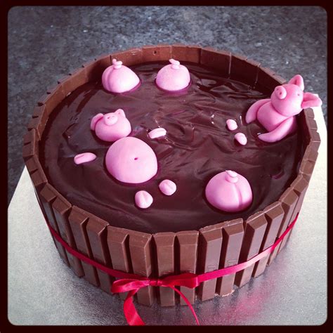 Piggy Birthday Cake Desserts Homemade Cakes Cake