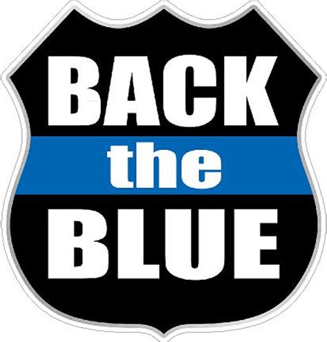 Stickers And Decals Awareness Back The Blue Onestringer