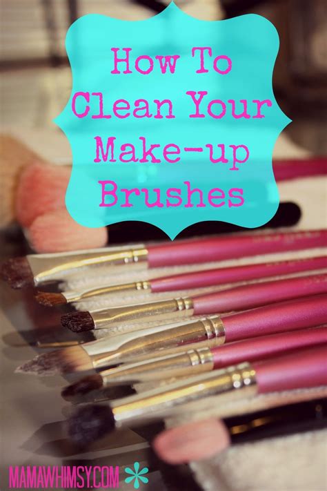 After the brush is sudsed up, rinse the soap and product out. How to Clean Your Makeup Brushes! A really easy tutorial ...