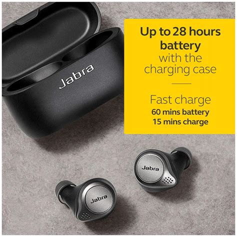 Jabra elite 75t is ideal for those who want to enjoy great sounding calls and music in a true wireless form factor that's smaller, and tested for secure fit. Buy Jabra Elite In-Ear Truly Wireless Earbuds (75t ...