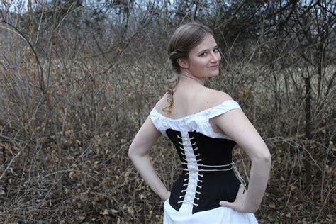 The Sewing Goatherd The Black 1840s Corset
