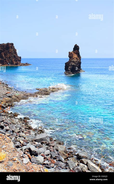 Rocky Coast At El Hierro Island Canaries Stock Photo Alamy