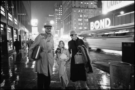Arthur Miller And Inge Morath With Their Daughter On Broadway N Y C 1974 Photographer Hiroji