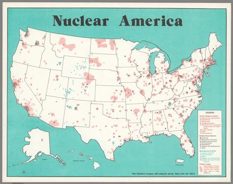 Nuclear America David Rumsey Historical Map Collection