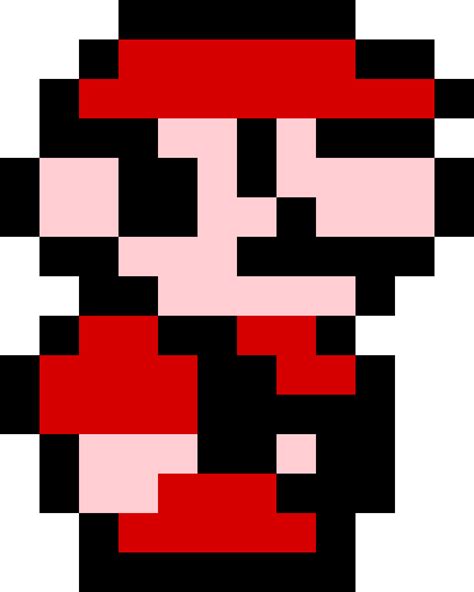Mario Bros 8 Bit Character