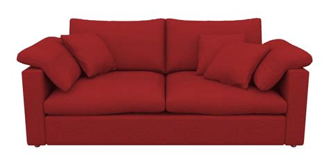 Red Large 3 Seater Sofa Gibraltar Sunset Big Softie Straight Arm Sofa 3 Seater Sofa Sofa