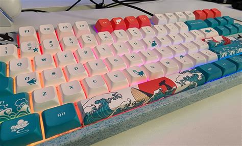Xvx M87 Coral Sea Themed Mechanical Keyboard Review Looks Great While