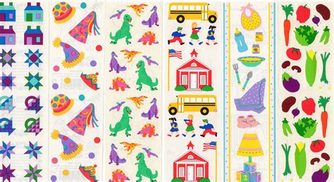 Vintage Mrs Grossman Grossmans Stickers By The Yard You Etsy