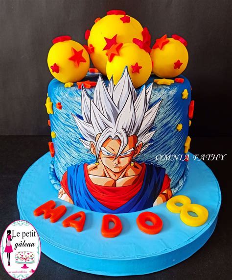 Dragon Ball Z Cake By Omnia Fathy Le Petit Gateau Goku Birthday