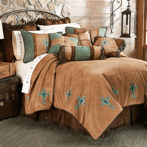 Fast free shipping from dallas,texas! Santa Cruz Turquoise Bed Set - Queen