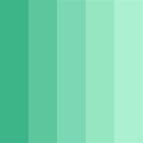 Mint Monochromatic Color Palette Colorpalettes Colorschemes Design