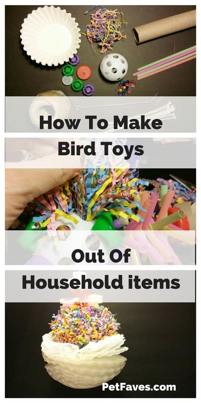 How To Make Bird Toys Out Of Household Items