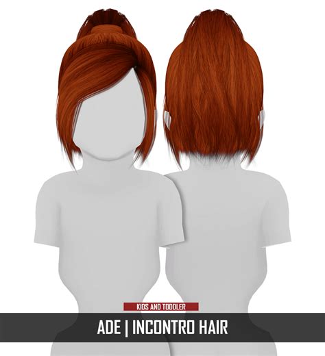 Anto Alessandra Hair Toddler Version The Sims 4 Artofit