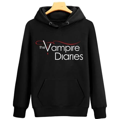 Xmas T The Vampire Diaries Fleece Thickening Hoodie Sweatshirts