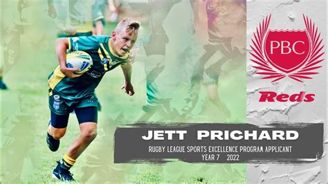 Jett Prichard Pbc Rugby League Sports Excellence Application Youtube