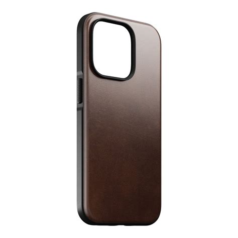 Nomad Nomad Modern Leather Case Iphone 14 Pro Rustic Brown Horween