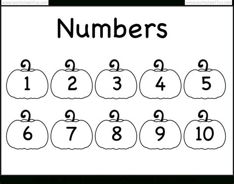 Free Printable Number Chart 1 10 Free Printable