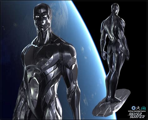 Stunning Silver Surfer Fan Art By Josh Herman — Geektyrant