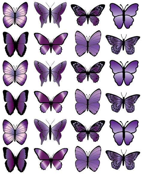 Purple Butterfly Tattoo Butterfly Cakes Butterfly Drawing Butterfly