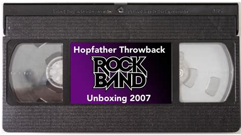 Rock Band 1 Unboxing 2007 Youtube