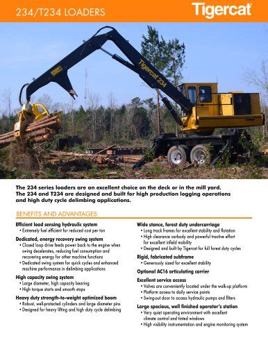 860C 870C L870C FELLER BUNCHERS Tigercat PDF Catalogs Technical