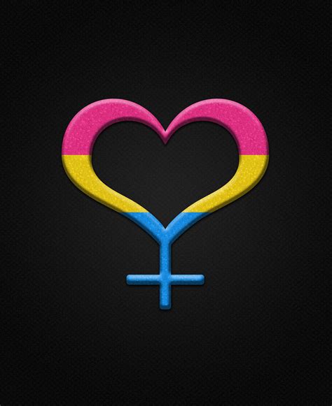 pansexual pride female gender symbol by lovemystarfire on deviantart