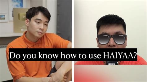 Uncle Roger Teach You How To Use Haiya And Fuiyoh Youtube