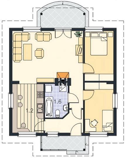 Planos De Casas Modernas De 50 Metros Cuadrados