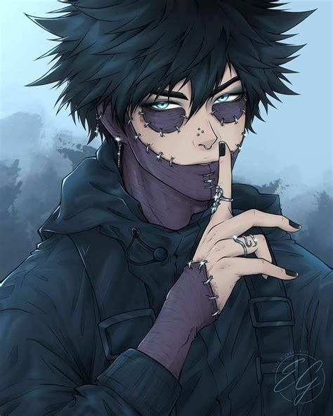 Burning You Dabi X Reader Chapter 1 First Encounter Cute Anime