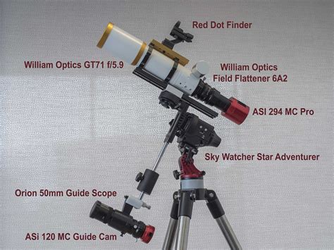 William Optics Gt71 With Wo Field Flattener 6a2 Octanslab