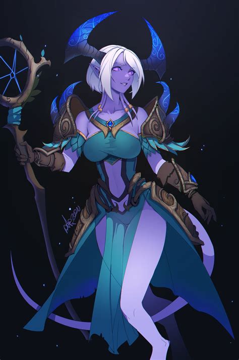 Wallpaper World Of Warcraft Blizzard Entertainment Women Fantasy Girl White Hair Purple