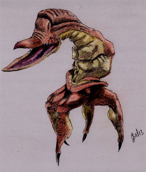 Oddworld Scrab Sketches Art Humanoid Sketch