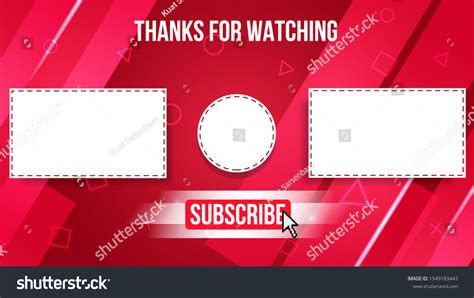 46 Youtube Outro Images Stock Photos And Vectors Shutterstock