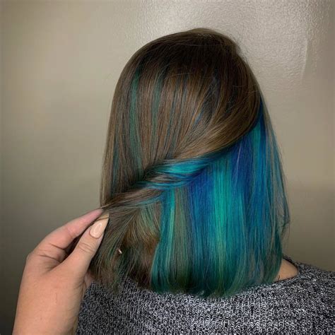 52 Best Images Hair Highlights Blue 40 Fairy Like Blue Ombre