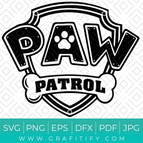 PAW PATROL LOGO SVG - PAW PATROL LOGO SVG CUT FILE - PAW PATROL LOGO