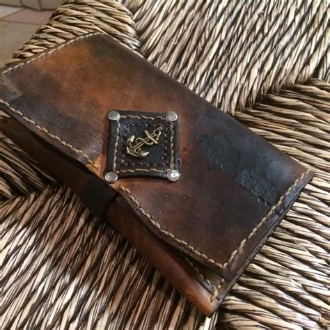 Pin On Leather Pipe Tobacco Pouch