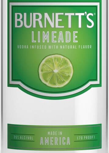 Burnetts Limeade Flavored Vodka 750 Ml Kroger