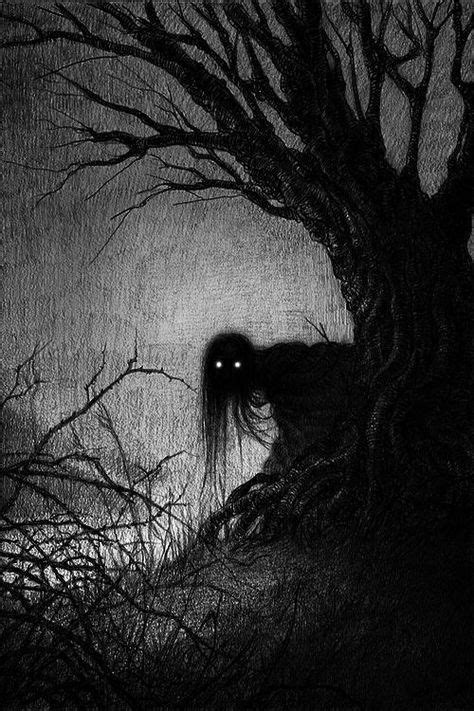 Hello Darkness My Old Friend Creepy Drawings Scary Drawings Dark