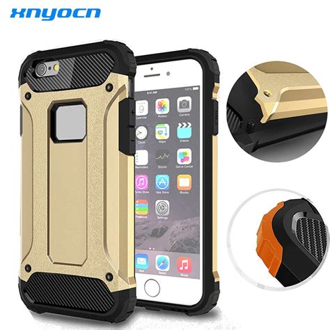 Luxury Tough Armor Case For Iphone 6 6s 7 47 Plus 55 Tpu Hard Pc 2 In 1 Hybrid Phone Bag Coque