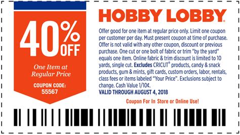 Hobby Lobby October 2020 Coupons And Promo Codes 🛒