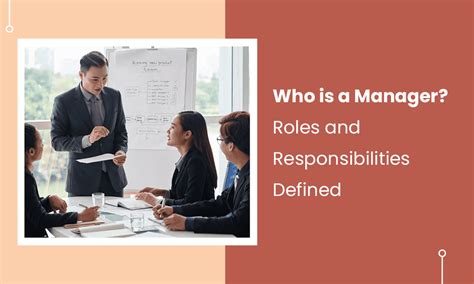 Who Is A Manager Roles And Responsibilities Defined