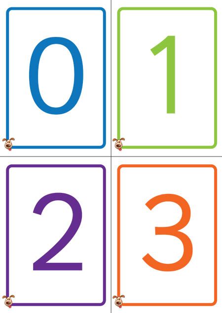 6 Best Images Of Printable Number Cards To 10 Printable Number Card 1