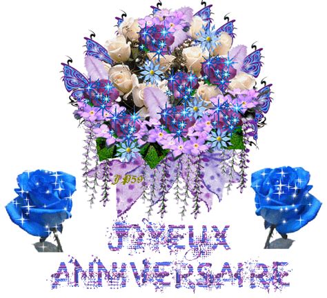 Joyeux anniversaire bouquet de fleurs image gif anime. Joyeux Anniversaire Michel - LE BLOG DE COLETTE ...